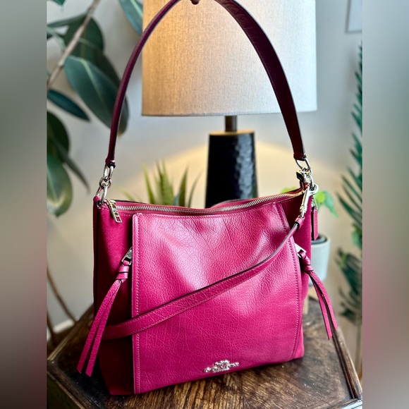 Coach Marlon Leather & Suede Hobo - Picture 2 of 12